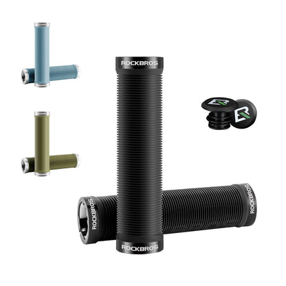 Bicycle grips, non-slip, double locking mechanism, 22.2mm, ROCKBROS