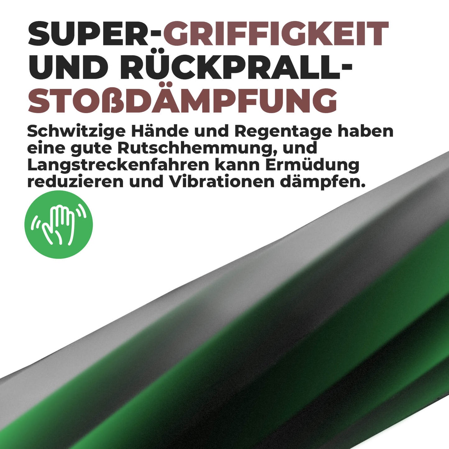 Bicycle grips, non-slip, double locking mechanism, 22.2mm, ROCKBROS