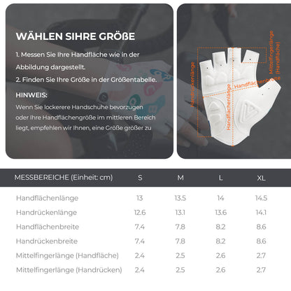 ROCKBROS Half-Finger Cycling Gloves, SBR Breathable