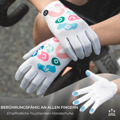 Cycling gloves with SBR padding, breathable, highly flexible, ROCKBROS