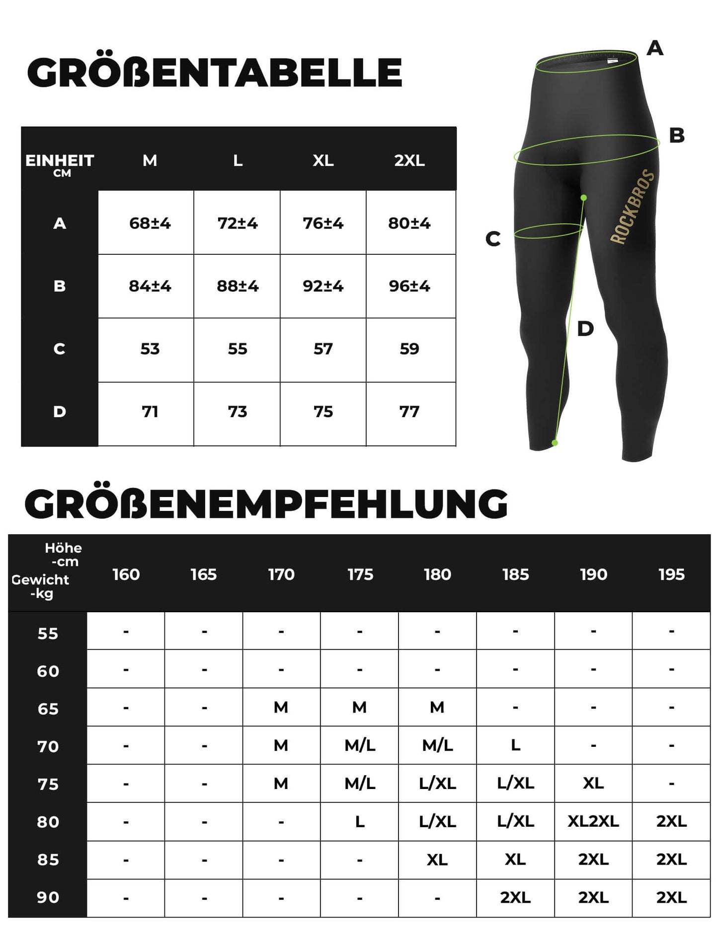 Cycling trousers, long cycling trousers, padded, breathable, men's, ROCKBROS