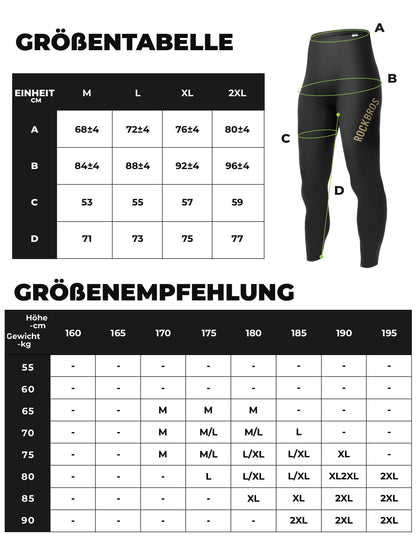 Cycling trousers, long cycling trousers, padded, breathable, men's, ROCKBROS