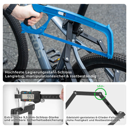 Folding bike lock 104 cm Foldable ROCKBROS