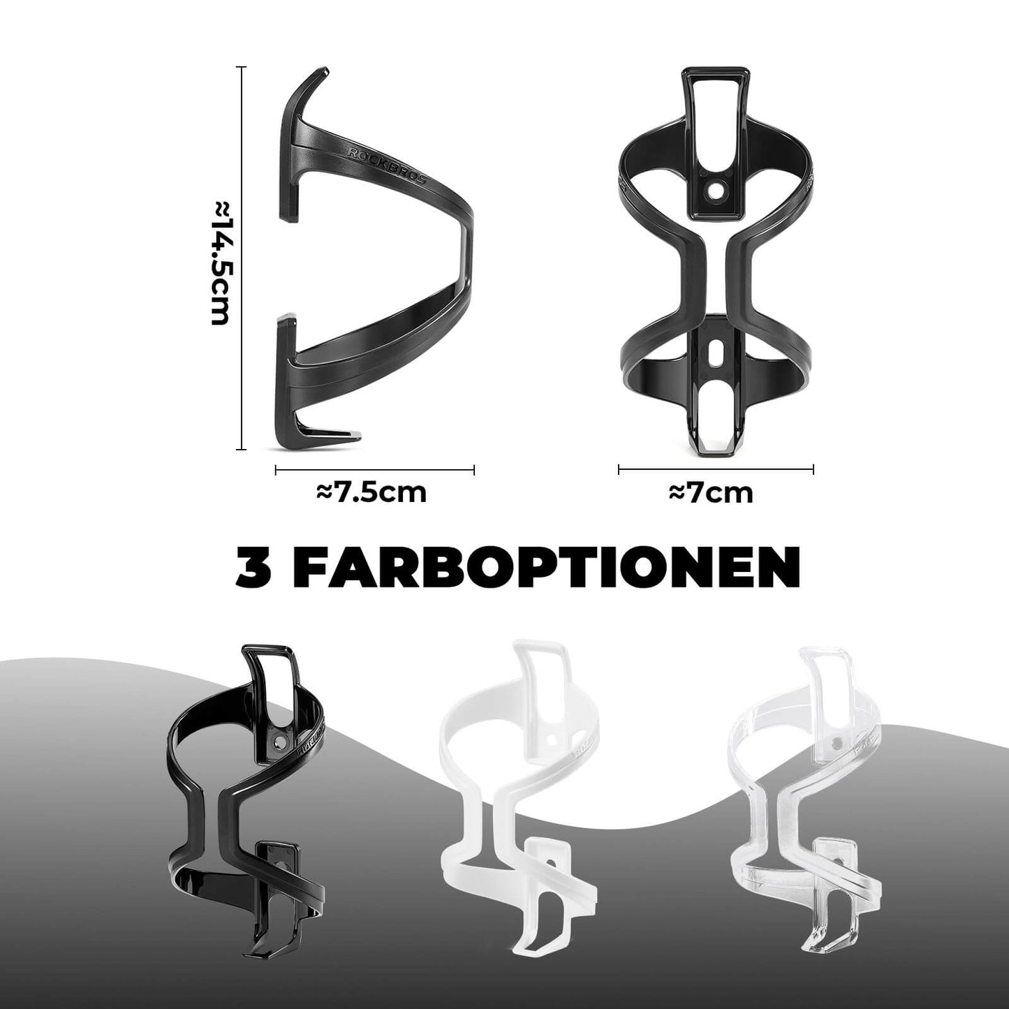 Bike bottle holders, 2-pack, ROCKBROS