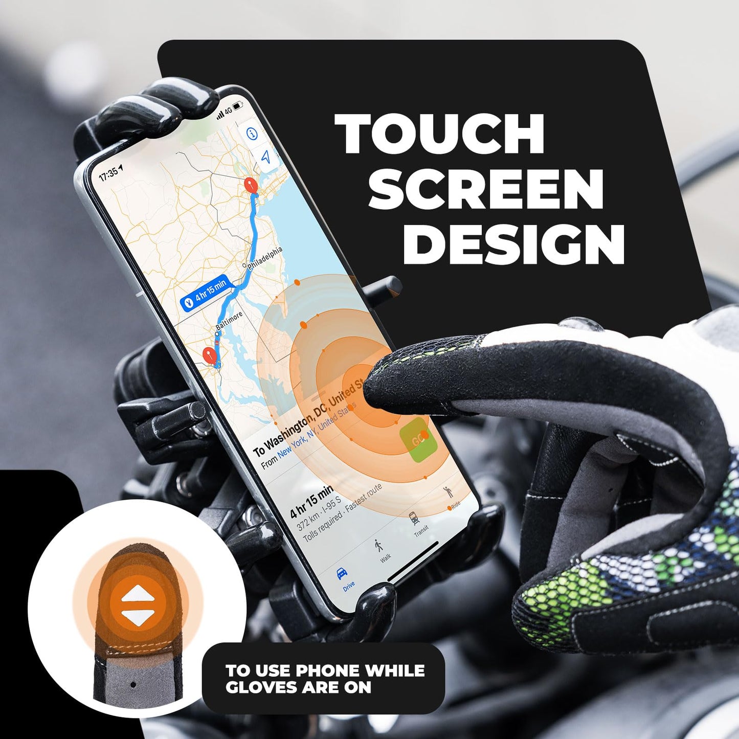 Men's and Women's Touchscreen Gloves, Winter Gloves, ROCKBROS