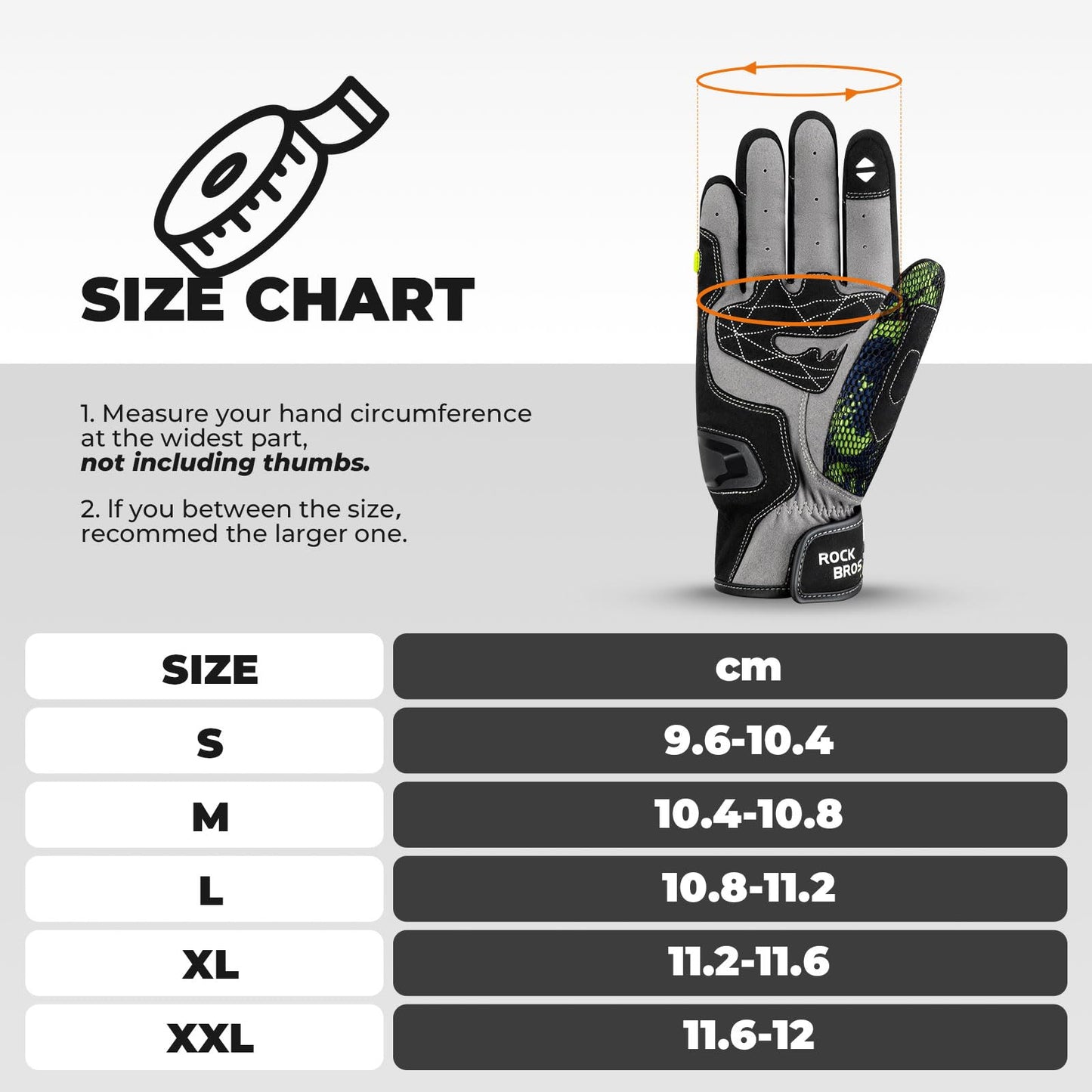 Men's and Women's Touchscreen Gloves, Winter Gloves, ROCKBROS