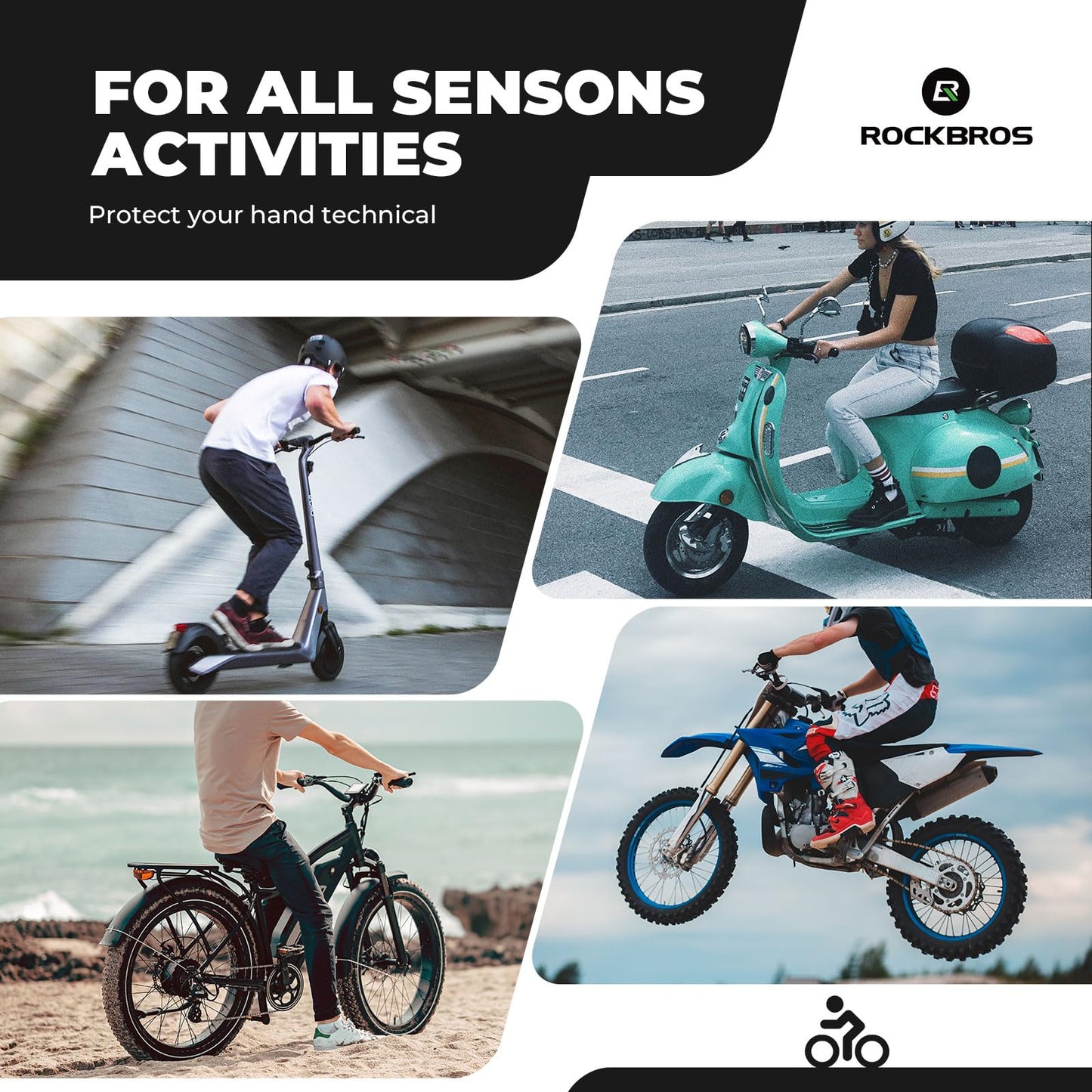 Men's and Women's Touchscreen Gloves, Winter Gloves, ROCKBROS