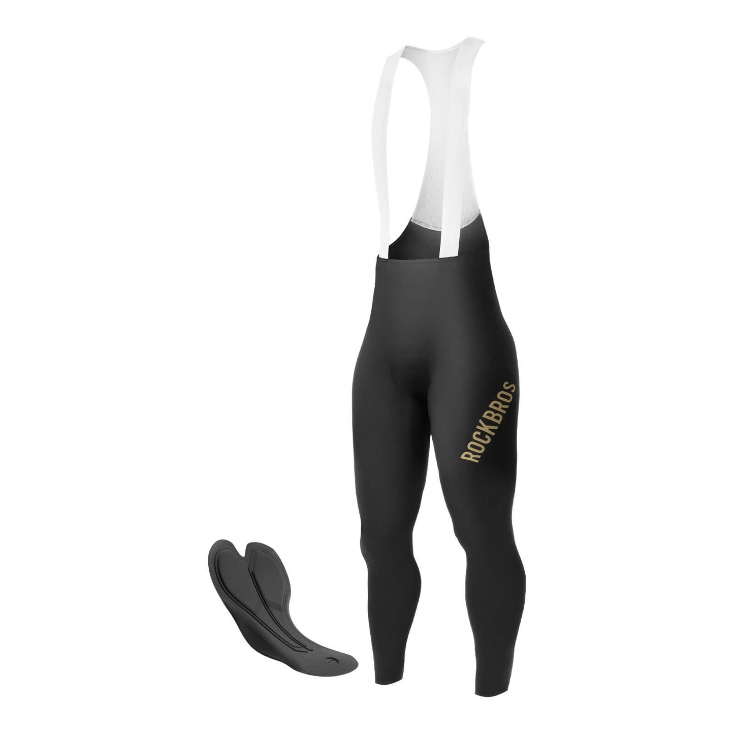 Men's Long Padded Cycling Bib Tights ROCKBROS