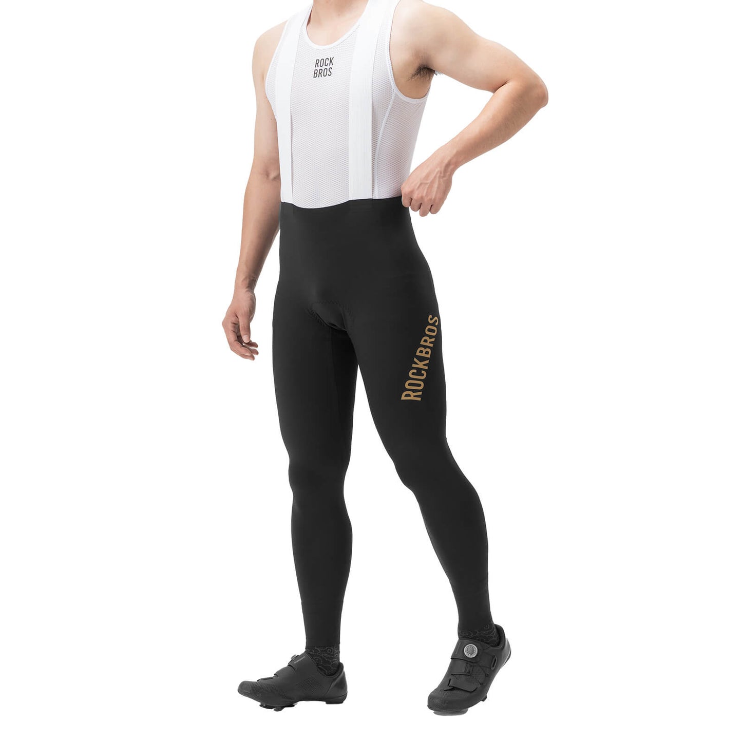 Men's Long Padded Cycling Bib Tights ROCKBROS