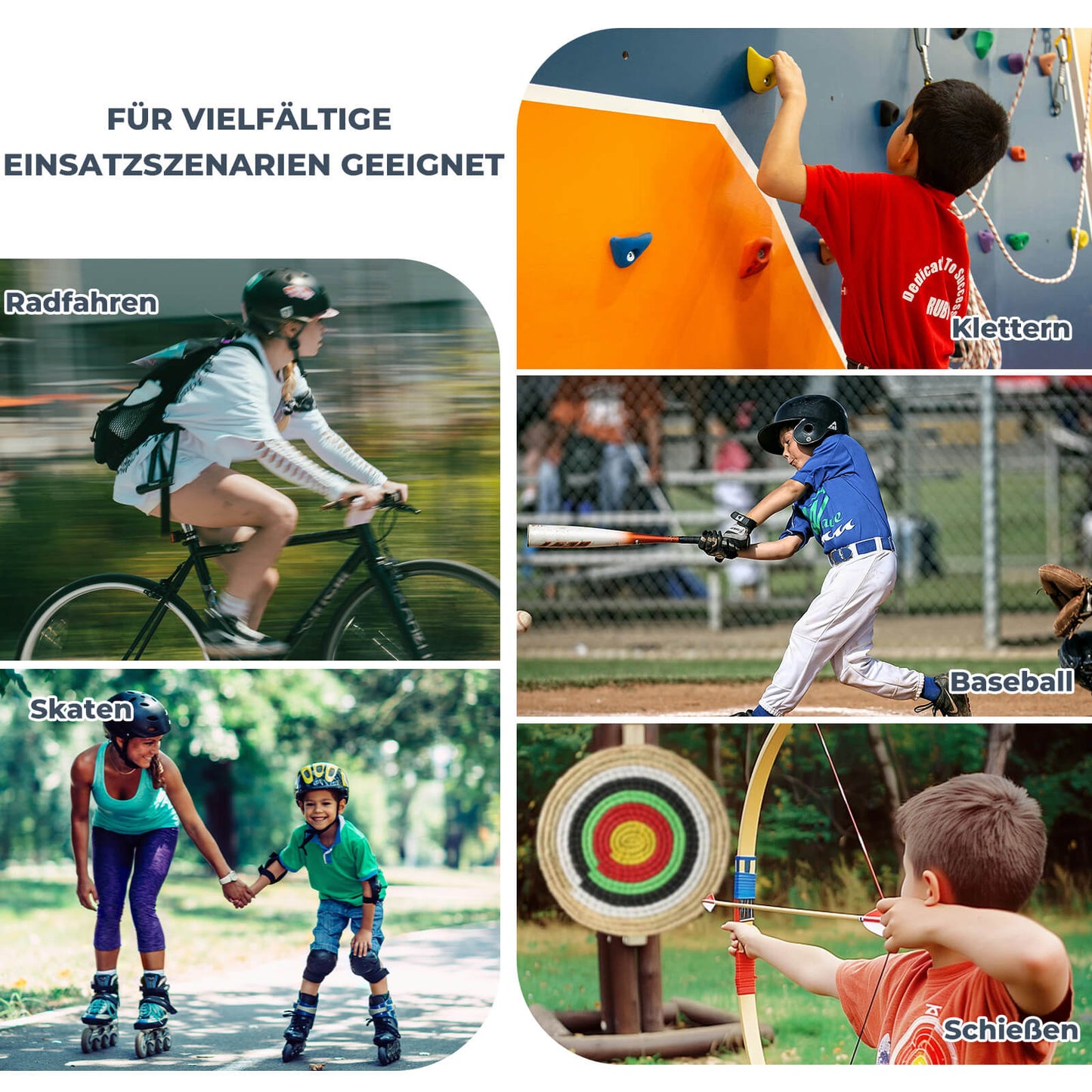 Kids' Cycling Gloves Breathable & Non-Slip With SBR Protection ROCKBROS