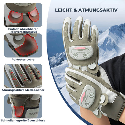 Kids' Cycling Gloves Breathable & Non-Slip With SBR Protection ROCKBROS