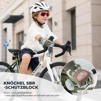 Kids' Cycling Gloves Breathable & Non-Slip With SBR Protection ROCKBROS