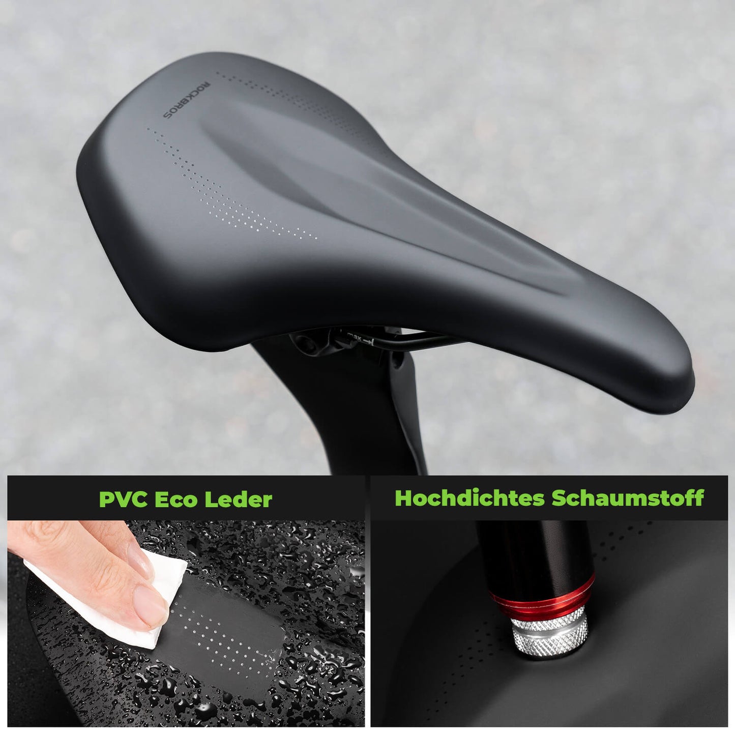 Lightweight, breathable bicycle saddle - For MTB, road bike, gravel bike ROCKBROS