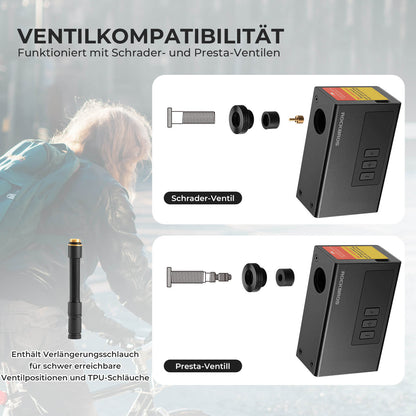 MINI Electric Bicycle Pump Portable AS240 Pro ROCKBROS