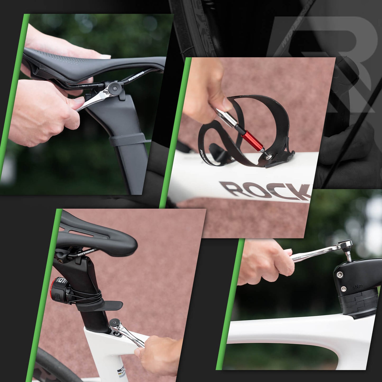 Magnetic bicycle tool set with ratchet wrench ROCKBROS