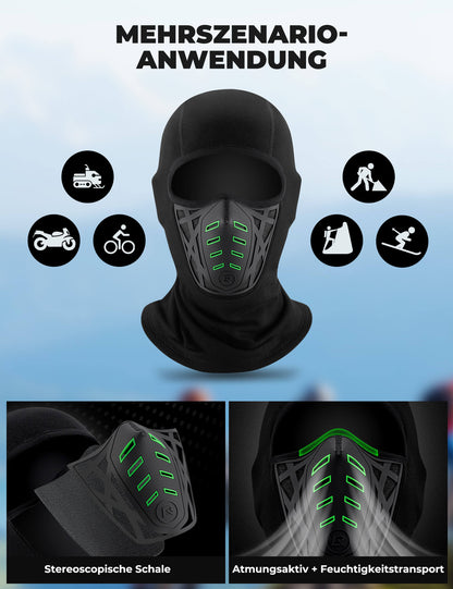 Multifunctional ballast hood, windproof & dustproof, breathable with neck protection, ROCKBROS