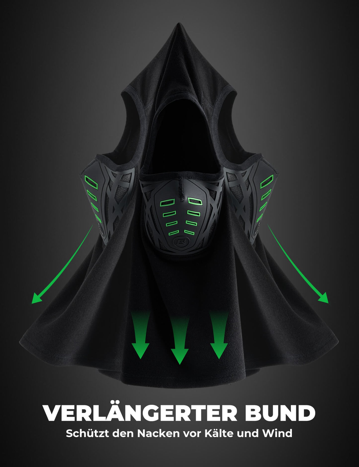 Multifunctional ballast hood, windproof & dustproof, breathable with neck protection, ROCKBROS