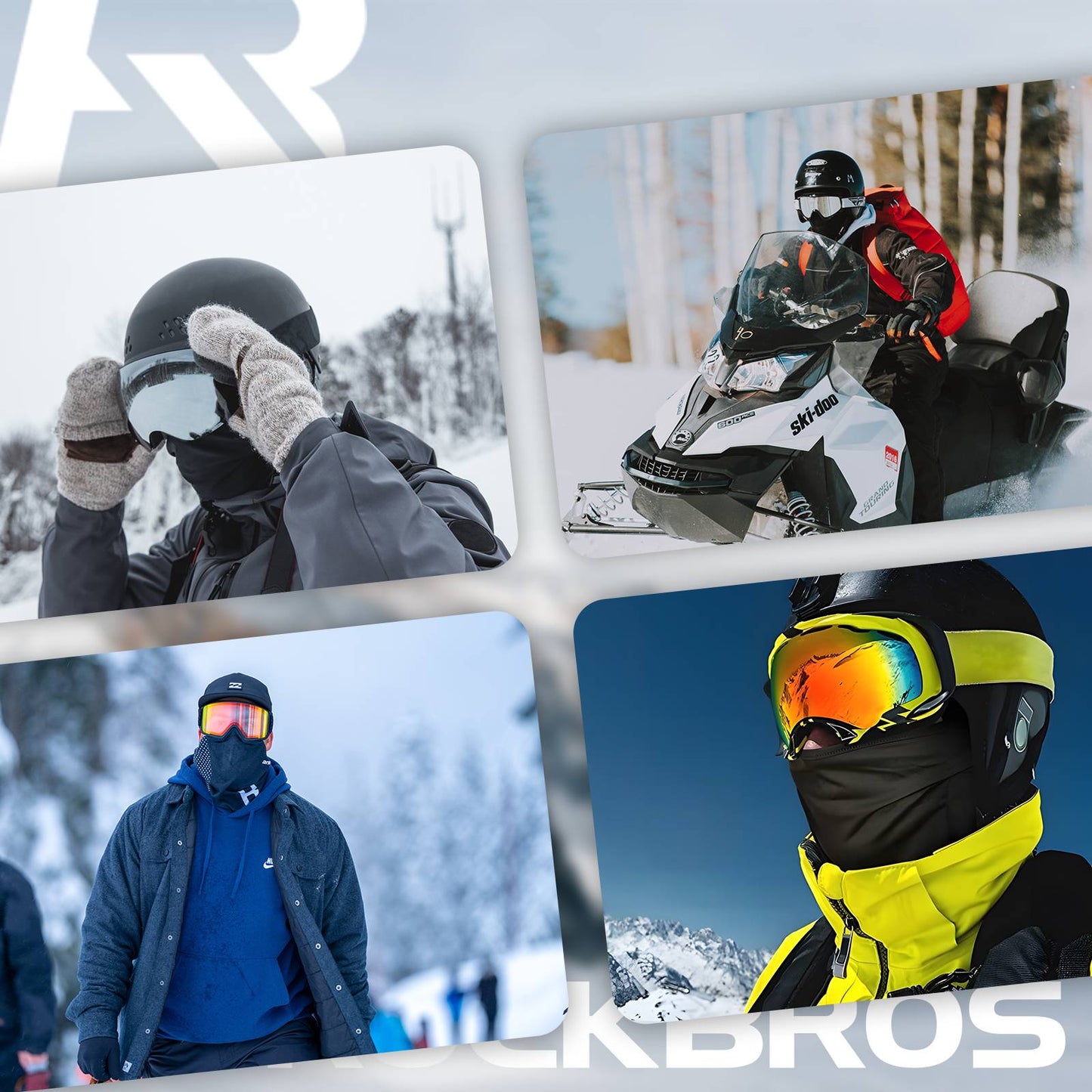 Multifunctional Fleece Balaclava Soft Face Mask Tube Scarf ROCKBROS