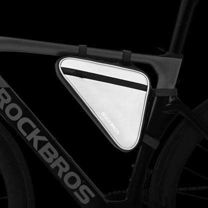 Bicycle bag, reflective frame bag, triangular bag, 0.9L, ROCKBROS