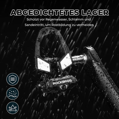 SPD bicycle pedals with adjustable tension ROCKBROS