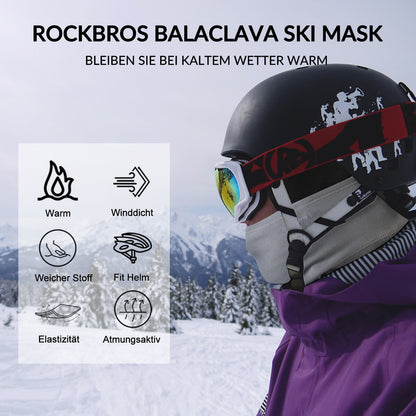 Balaclava 2-Pack Autumn/Winter for Outdoor Sports Unisex ROCKBROS