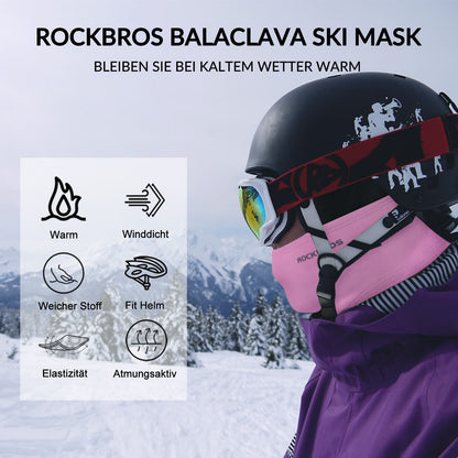 Balaclava 2-Pack Autumn/Winter for Outdoor Sports Unisex ROCKBROS