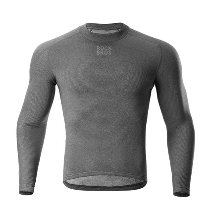 Double-layer cycling underwear, reflective, thermally insulated, men's, ROCKBROS