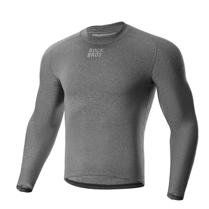 Double-layer cycling underwear, reflective, thermally insulated, men's, ROCKBROS