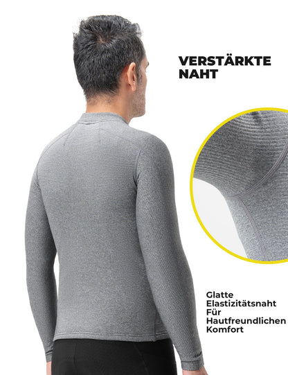 Double-layer cycling underwear, reflective, thermally insulated, men's, ROCKBROS