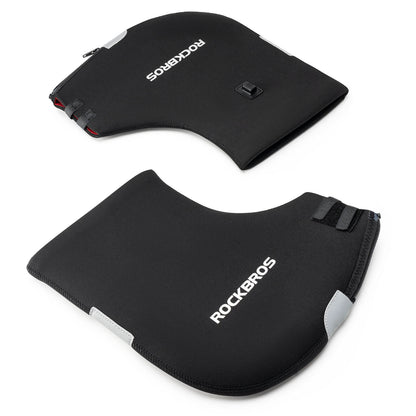 Heated, water-resistant bicycle handlebar muffs - rechargeable ROCKBROS