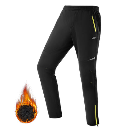 Men's cycling trousers, windproof and warm for winter outdoor sports, ROCKBROS