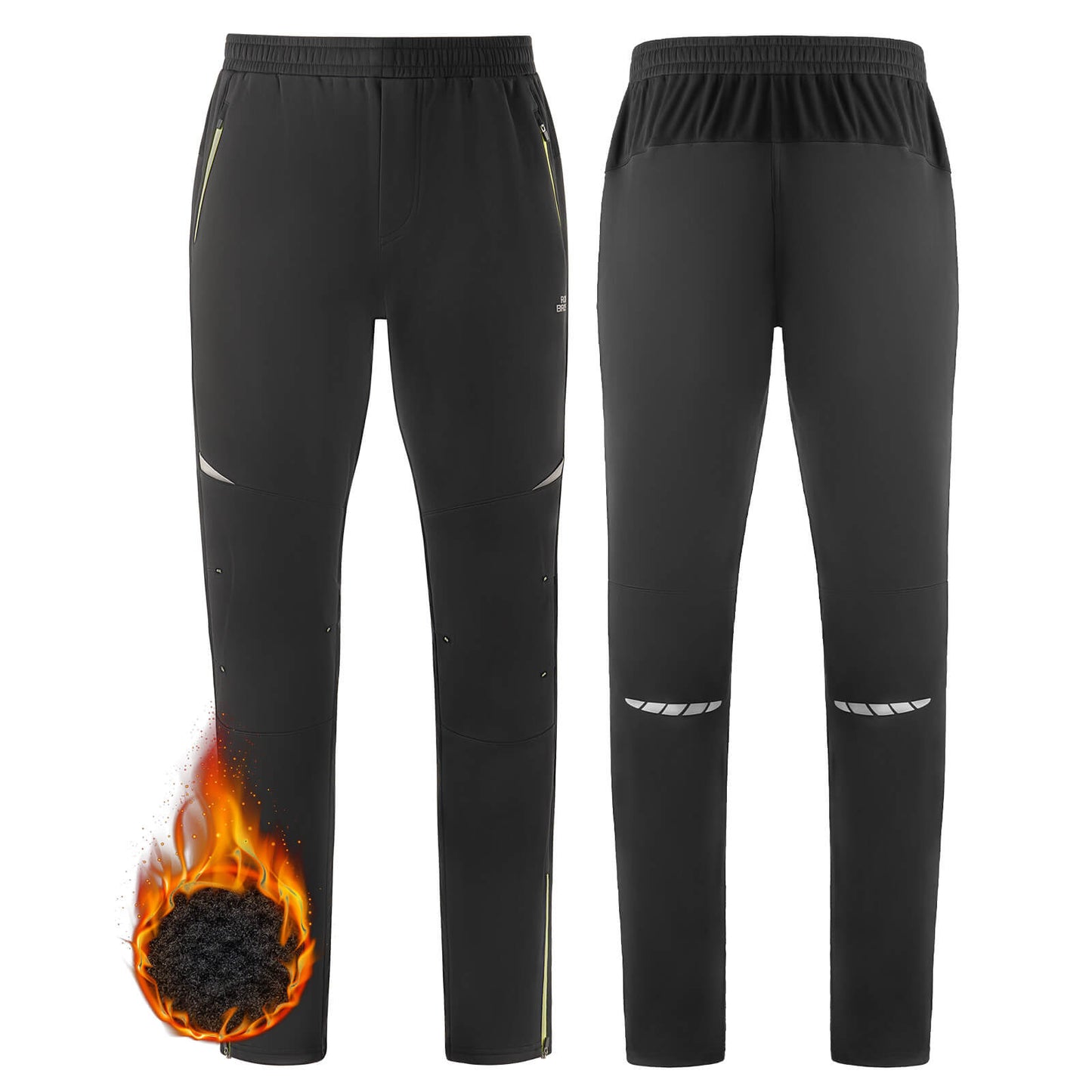 Men's cycling trousers, windproof and warm for winter outdoor sports, ROCKBROS