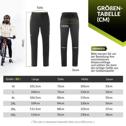 Men's cycling trousers, windproof and warm for winter outdoor sports, ROCKBROS
