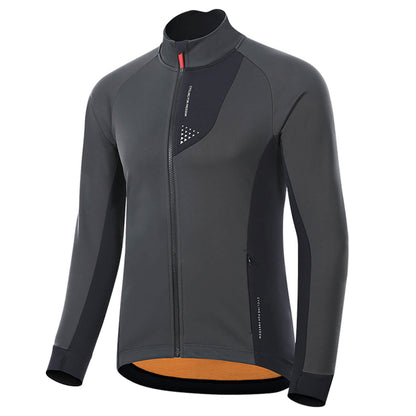 Men's Winter Cycling Jacket, Windproof, Breathable with Fleece Lining, ROCKBROS