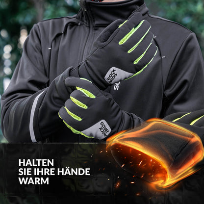 Outdoor thermal gloves for cycling & skiing, touchscreen-compatible, ROCKBROS