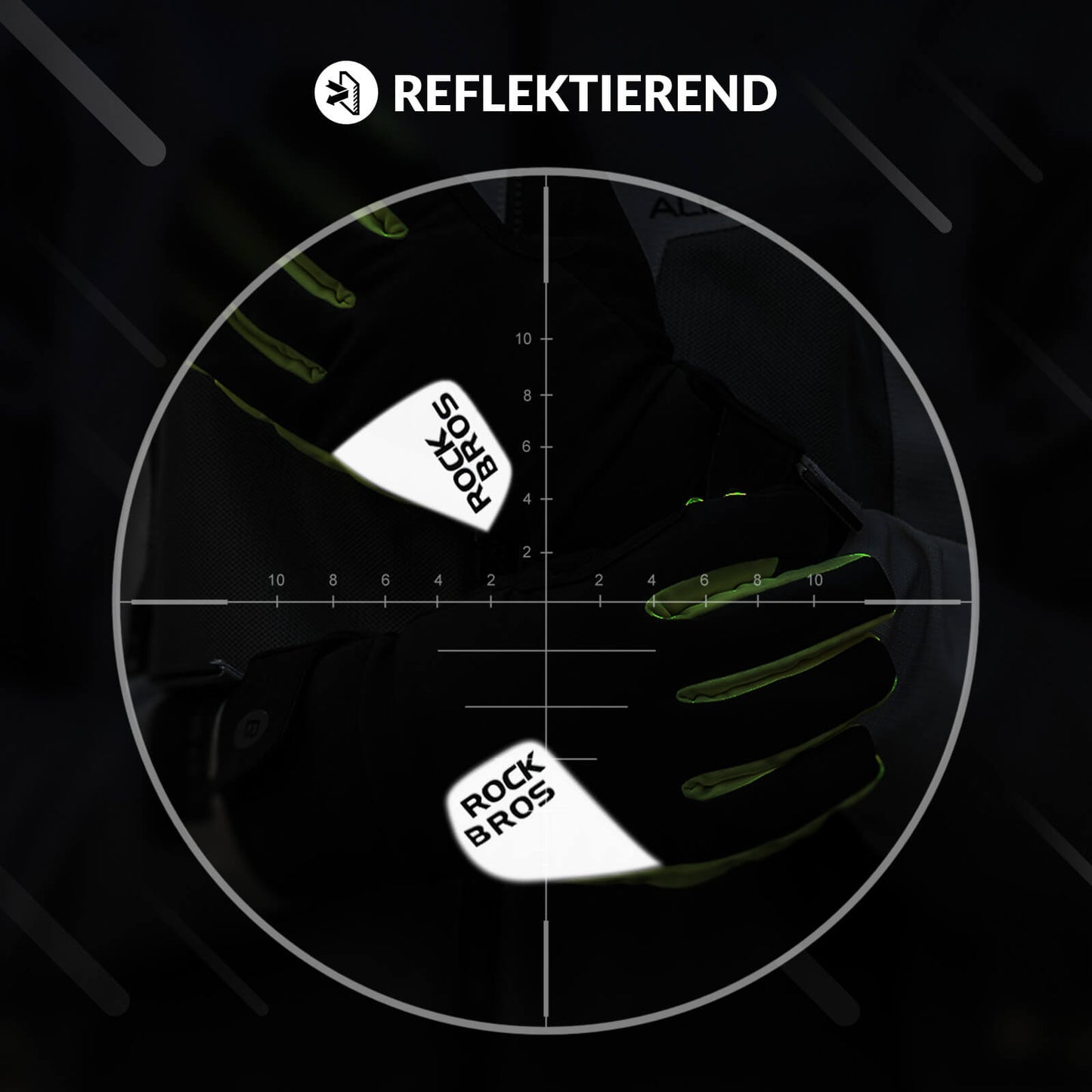 Outdoor thermal gloves for cycling & skiing, touchscreen-compatible, ROCKBROS