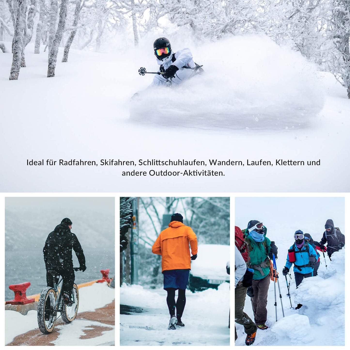 Balaclava for maximum comfort and perfect hair protection ROCKBROS