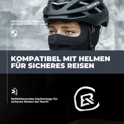 Balaclava, Windproof, Breathable Fleece, for Outdoor Sports, Unisex, ROCKBROS