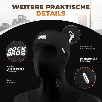 Balaclava, windproof face protection for cycling, unisex, ROCKBROS