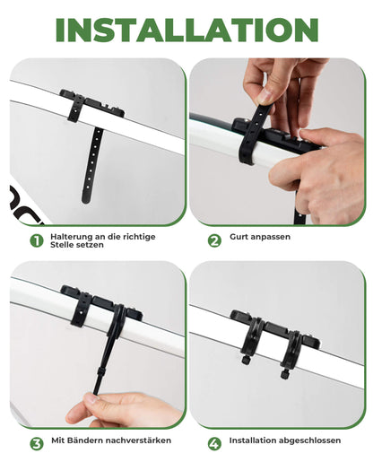 Universal bottle holder for bicycles. No drilling required. Base for conversion. ROCKBROS