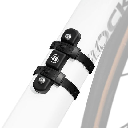 Universal bottle holder for bicycles. No drilling required. Base for conversion. ROCKBROS