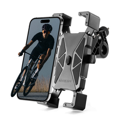 ROCKBROS Fahrrad Handyhalterung 360° Drehbar für Handy 4.5~7.2"