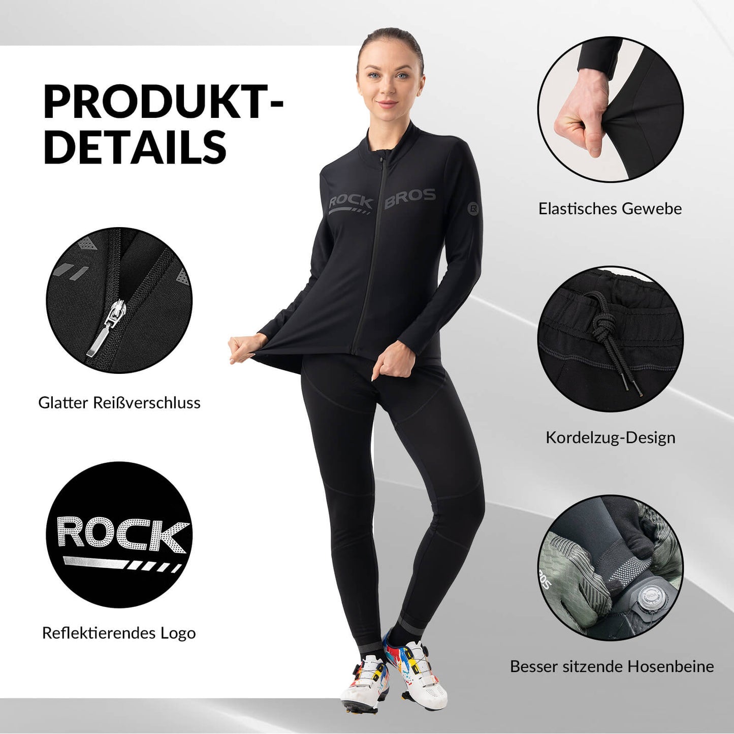 Cycling Jacket & Pants Winter Suit Sporty Cycling Clothing ROCKBROS