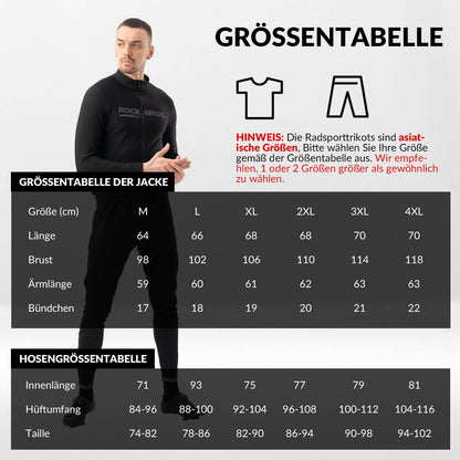 Cycling Jacket & Pants Winter Suit Sporty Cycling Clothing ROCKBROS