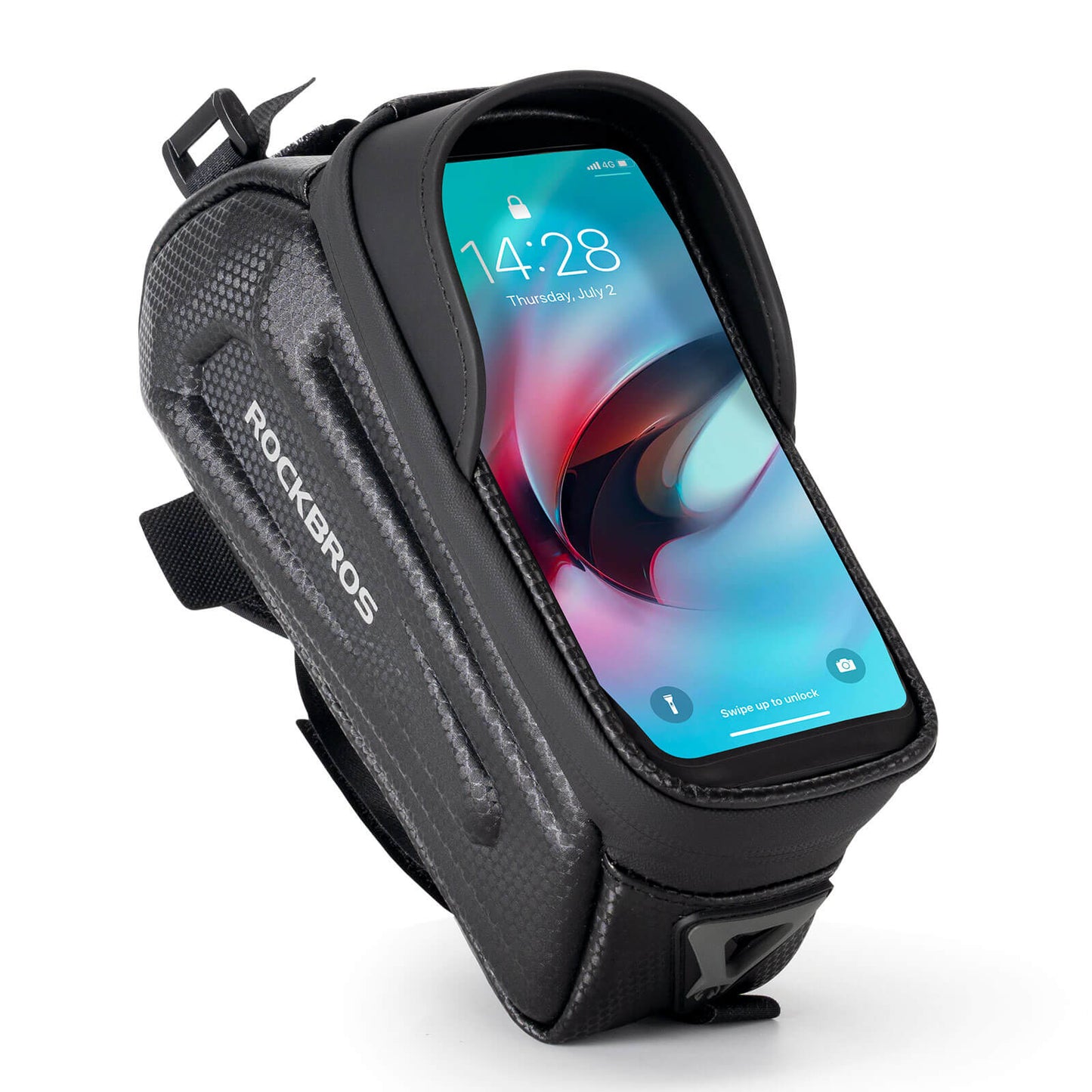 Water-repellent bicycle bag, mobile phone case with TPU touchscreen, ROCKBROS