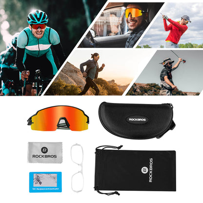 ROCKBROS Fahrradbrille Photochromatisch Sonnenbrille UV400-Schutz