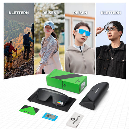 Polarized cycling glasses, outdoor sunglasses, over-glasses, MTB road bike, ROCKBROS