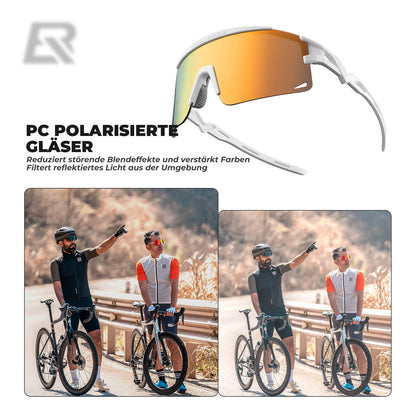 Cycling glasses, photochromic/polarized, windproof, UV protection, ROCKBROS