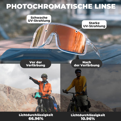 ROCKBROS Sonnenbrille Selbsttönend UV400-Schutz