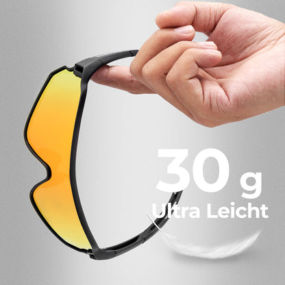 ROCKBROS Federleichte Polarisierte Fahrradbrille (UV400)